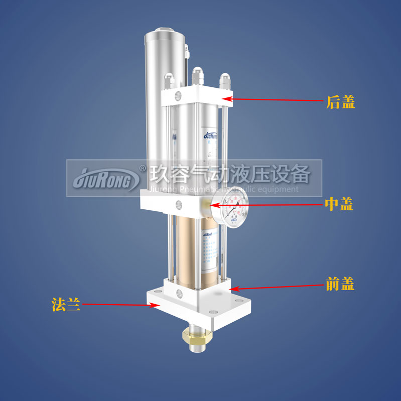 氣液增壓缸的底座圖